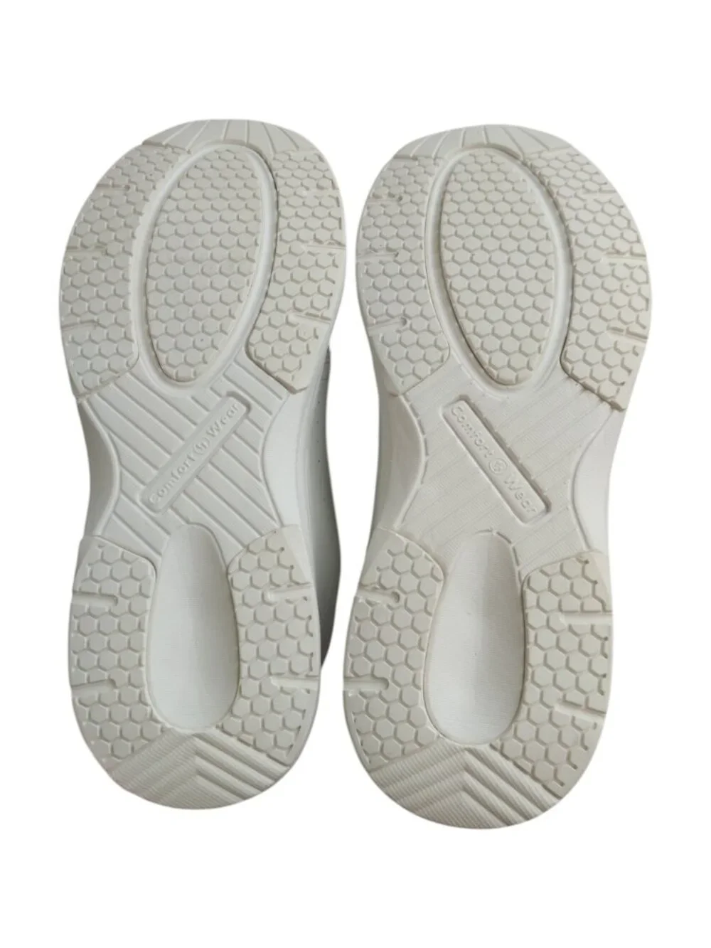 Comfort Wear Stride Cushion Sneaker Shoes Size 8 White Excellent Condition
